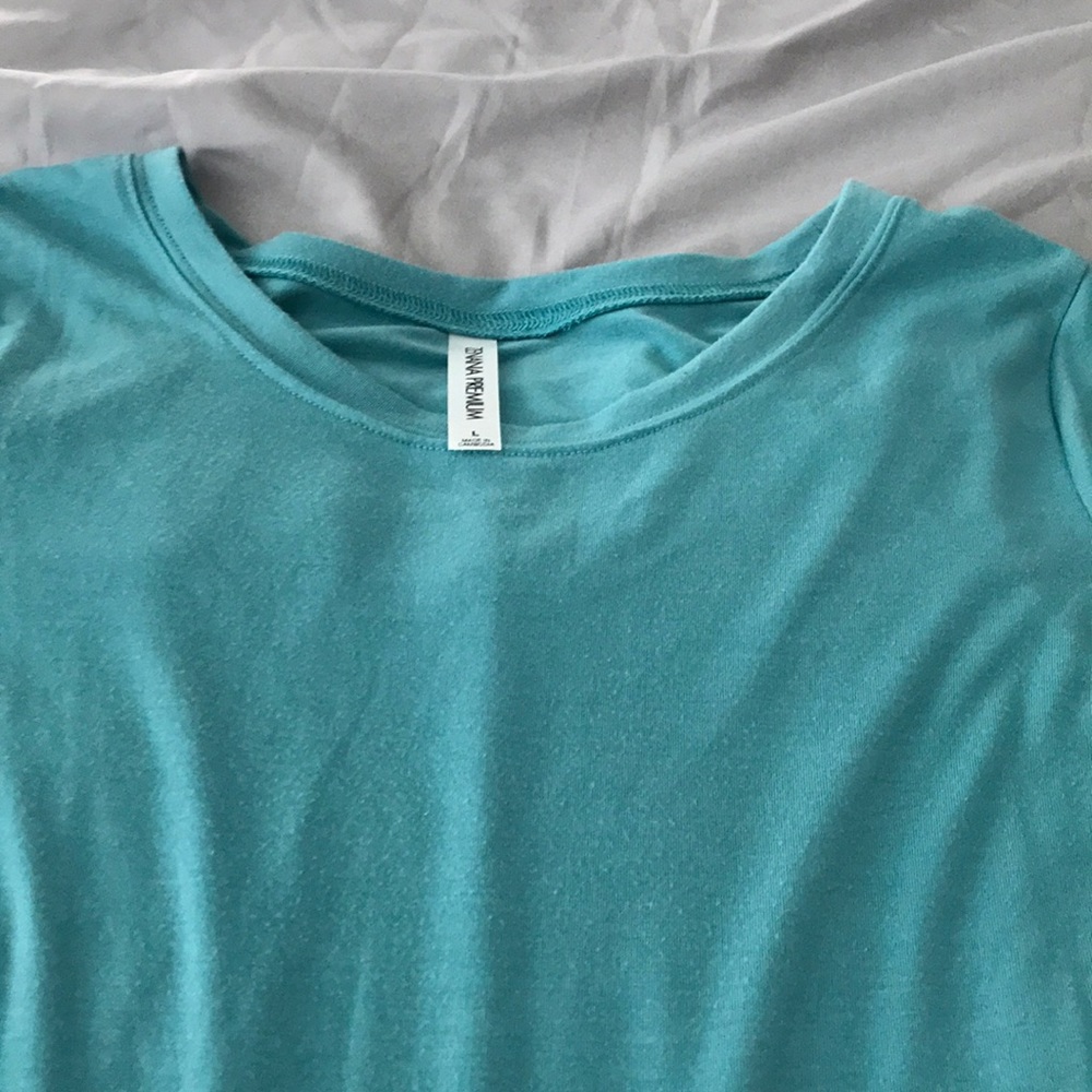 Teal tunic top by Zenana Premium